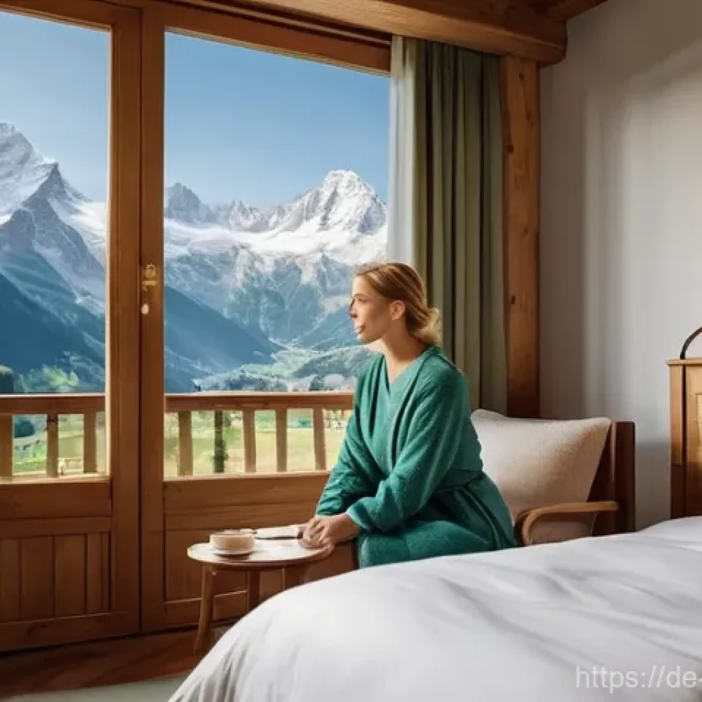호텔 관광업의 마케팅 트렌드 - **Prompt 1: Personalized Alpine Welcome**
    "A cozy, sunlit hotel room in the Bavarian Alps. A you...